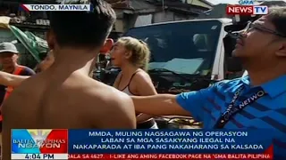 MMDA, nagsagawa ng operasyon laban sa mga ilegal na nakaparada at iba pang nakaharang sa kalsada