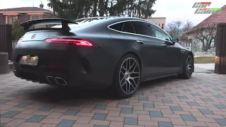 Mercedes AMG GT63s cold start pure sound - CarCaine