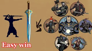 Shadow Fight 2 || Devotion Weapon vs TITAN Bodyguards  「iOS/Android Gameplay」