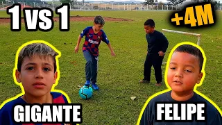 FELIPE TOYS CHAMOU GIGANTE PRA UMA REVANCHE NO 1 VS 1 (Futebol)