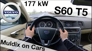 Volvo S60 T5 (177 kW) POV Test Drive + Acceleration 0-200 km/h