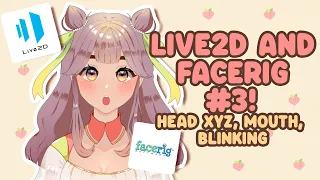 【Live2D Cubism 4.0 and Facerig】Part 3: Head XYZ, mouth, blinking