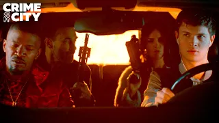Baby Driver | Tequila Gunfight Scene (Jamie Foxx, Ansel Elgort)