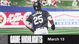 HIGHLIGHTS: White Sox Plate 15 Runs vs. Brewers (3.13.24)