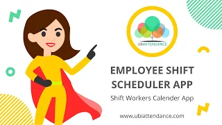 Employee Shift Schedule App | Shift Workers Calendar App | Employee Work Hours App | ubi Attendance