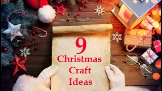 🎄9 EASY DIY Christmas decoration with glitter foam sheet Step by step🎄Christmas Ornaments