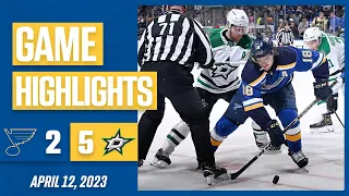 Game Highlights: Stars 5, Blues 2