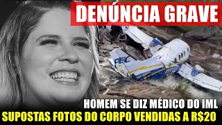 Suposto médico vende fotos que seriam de Marília Mendonça, após avião por R$ 20; equipe se pronuncia