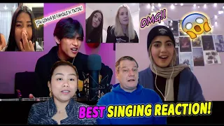 Randy Dongseu - Singing Arabic Tagalog and Swedish song !! |REACTION