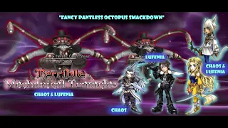 DFFOO (GL): Heretic quest "Terrible Mechanical Tentacles" Chaos & Lufenia feat. Squall the AOE king.