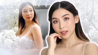 My Wedding Makeup! Natural Glowing Bridal Makeup Look ✨