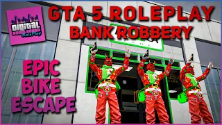 Bank Robbery In GTA 5 ROLEPLAY | Epic Bike Escape | Digital Bangladesh Roleplay