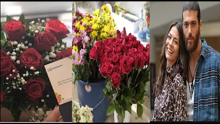 Demet Özdemir shared the flowers that Can Yaman bought!