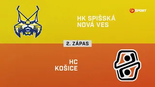 2. zápas semifinále play-off Spišská Nová Ves – Košice 4:0 (HIGHLIGHTY)