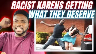 🇬🇧BRIT Reacts To RACIST KARENS GETTING WHAT THEY DESERVE!