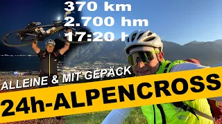 Rennrad Alpencross München-Gardasee Nonstop Alpencross an einem Tag