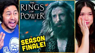 THE RINGS OF POWER 1x8 SEASON FINALE "Alloyed" REACTION & REVIEW! | Lord Of The Rings