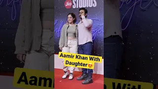 Mr Perfectionist Aamir Khan😍With Daughter Ira Khan🤩#shorts#amirkhan#irakhan#shortvideo#viral