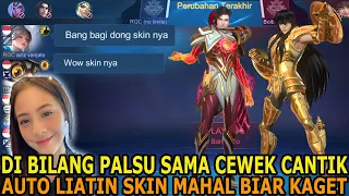 REAKSI CEWE CANTIK KETIKA DI LIATIN SKIN MAHAL DI MCL ! AWAL NY DI BILANG PALSU , LANGSUNG SUKA DONG