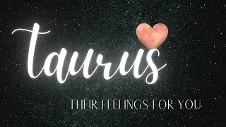 TAURUS LOVE READING TODAY - THIS IS WAY MORE THAN AN APOLOGY, TAURUS!!!