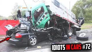 Hard Car Crashes & Idiots in Cars 2023 - Compilation #72