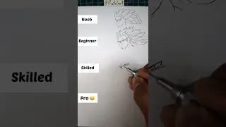 How to Draw Goku SSJ3😏 #shorts