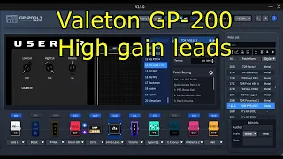 Valeton GP-200 high gain leads