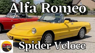 1993 Alfa Romeo Spider Veloce: Experience the Thrill of Italian Sports Car Engineering!