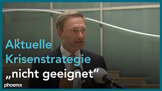 Christian Lindner zu den aktuellen Corona-Maßnahmen am 25.11.20