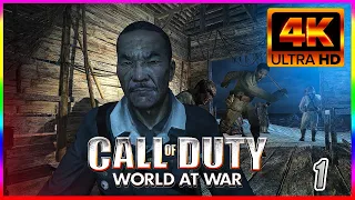 COD: WORLD AT WAR - GAMEPLAY WALKTHROUGH PART 1 | SEMPER FI | 4K PC WIDE FOV GAMEPLAY CAMPAIGN