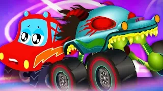 Catch Me If You Can | Little Red Car | Video for Kids