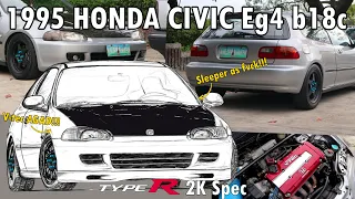 B18c Type R on a Honda Civic Eg // VTEC KICKED IN YO!!!