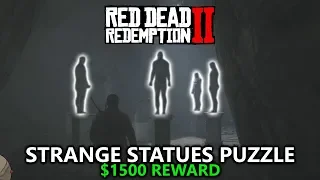 Red Dead Redemption 2 - Strange Statues Puzzle - $1500 Reward (3 Gold Bars)