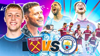 West Ham 2-2 Man City & 2pms w/ Wroetoshaw & Behzinga! Premier League - Pitch Side LIVE