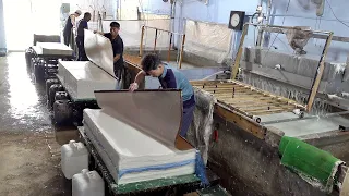 Так круто! Процесс массового производства корейской традиционной бумажной фабрики