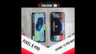 iPhone 13 Pro Max vs Pixel 6 Pro Asphalt 9 SPEED TEST 2022 #shorts