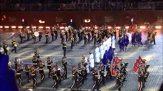 СПАССКАЯ БАШНЯ 2018.ВОЕННЫЙ ОРКЕСТР КОРОЛЕВСКОЙ ГВАРДИИ ОМАНА.SPASSKAYA TOWER 2018. OMAN ROYAL GUARD