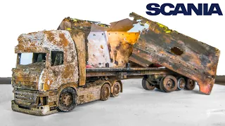 Very Rusty Scania R730 V8 - Restoration Abandoned Model Truck