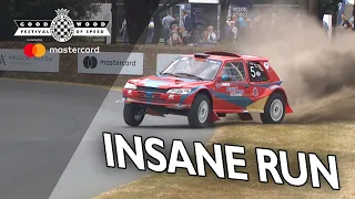 Insane rotary-engined Peugeot goes mad at FOS