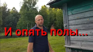 Купили и привезли на хутор венец к дому . Реставрация хутора продолжается . Где ночуют наши  собаки?