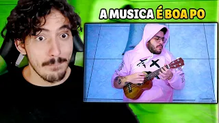 Terminando músicas que escrevi quando era adolescente -  Kleberiano | Leozin React