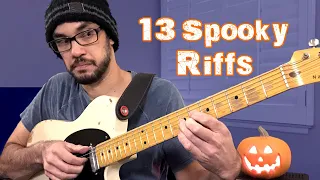 13 Spooky Halloween Riffs on Guitar (w/ TABs)