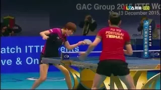 2015 Grand Finals (WS-R16) DING Ning - YU Fu^ [HD] [Full Match/Chinese]