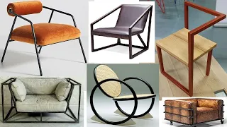 Modern metal frame chair ideas