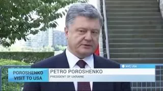 Ukraine at UN Assembly: President Poroshenko met with Obama, Lagard