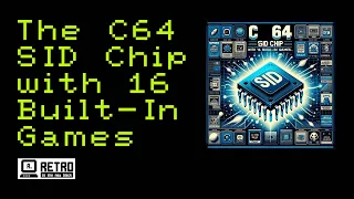 A C64 SID chip with 16 built in games for $8 - C64 SID replacement #pcbway #commodore