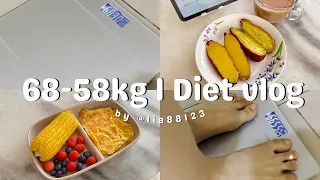 68kg to 58kg | 3 days diet vlog👉 honest and real