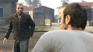 Trevor Mocks Johnny in GTA V