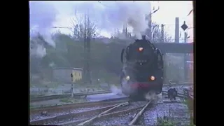 Reichenbach (Vogtland) Bahnhof / Bahnbetriebswerk - Dampflok 50 3616