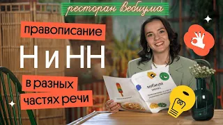 Правописание Н и НН в разных частях речи | Вебиум